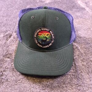 Polo Ralph Lauren Sportsmen Respect Wildlife Iconic Twill Trucker Cap Hat OS